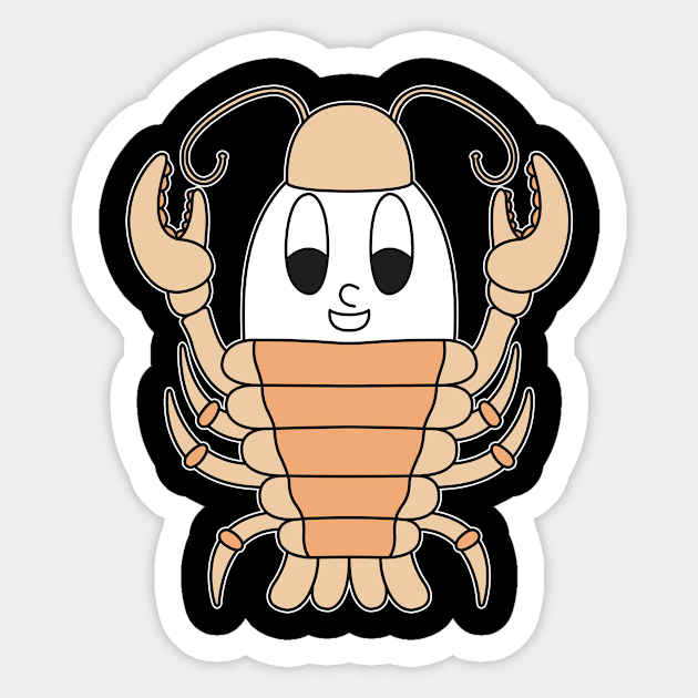 Lobster Egg Sticker by M.-P.-Mueller